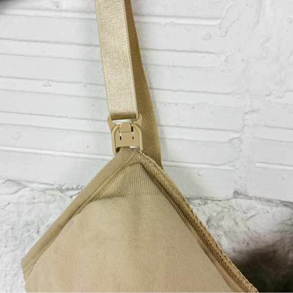 ISABEL MATERNITY nude stretch padded, nursing bra size medium - Picture 5 of 16